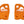 Ford Racing 2021+ Bronco Front Bumper Tow Hooks - Orange (Pair) M-18954-BO