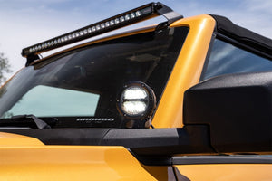 2021+ Ford Bronco Mirror-Mounted 4in Rigid LED Lights Kit — Ford Racing (M-15200K-BML)