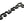 Ford Racing 21-24 Bronco Classic Script Fender Badge Kit - Gloss Black M-1447-BSGS