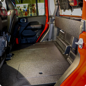 2020+ Jeep Gladiator JT Rear Wall Shelf — Backseat Delete