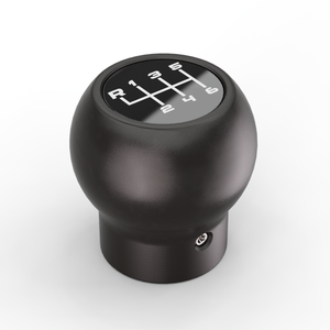Jeep JL/JT Shift Knob in Black, isometric view