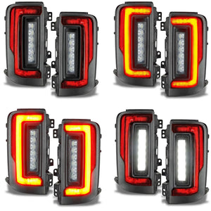 2021-2025 Ford Bronco Flush Mount LED Tail Lights — ORACLE Lighting V2, Low-Profile 1,400 Lumens
