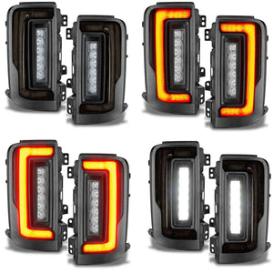 2021-2025 Ford Bronco Flush Mount LED Tail Lights — ORACLE Lighting V2, Low-Profile 1,400 Lumens