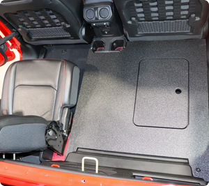2020+ Jeep Gladiator JT Rear Seat Delete 60% — Backseat Delete Gear Hauler
