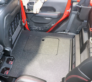 2020+ Jeep Gladiator JT Rear Seat Delete 60% — Backseat Delete Gear Hauler