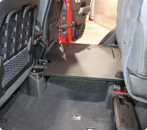 2020+ Jeep Gladiator JT Rear Seat Delete 60% — Backseat Delete Gear Hauler