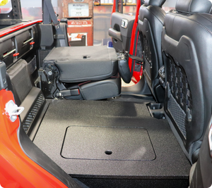 2020+ Jeep Gladiator JT Rear Seat Delete 60% — Backseat Delete Gear Hauler