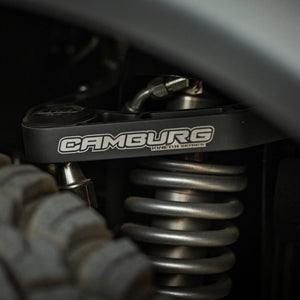 2021-2023 Ford Bronco KINETIK V2 Performance Billet Uniball Upper Arms, Gray — Camburg (CAM-110214-GRY)