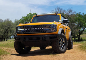 2021+ Ford Bronco Mirror-Mounted 4in Rigid LED Lights Kit — Ford Racing (M-15200K-BML)
