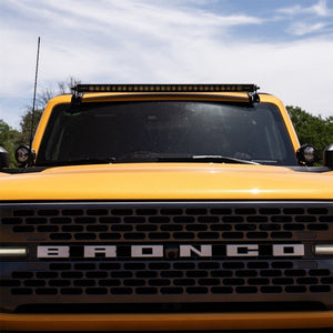 2021+ Ford Bronco 40in Rigid Roof-Mounted Off-Road LED Light Bar Kit — Ford Racing (M-15200K-BRL)