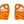 Ford Racing 2021+ Bronco Front Bumper Tow Hooks - Orange (Pair) M-18954-BO