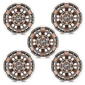 2021-2023 Ford Bronco 17x8.5 Wheel Kit, Sinister Bronze — Ford Racing (M-1007K-P1785BRN)