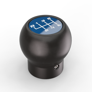 Jeep JL/JT Shift Knob in Dark Blue, isometric view