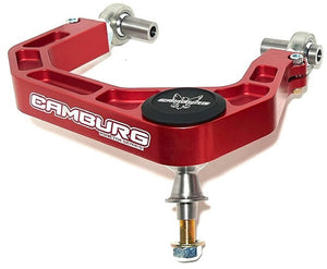 2021-2023 Ford Bronco KINETIK V2 Performance Billet Uniball Upper Arms, Red — Camburg (CAM-110214-RED)