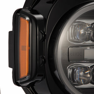 2021-2023 Ford Bronco NOVA LED Projector Headlights, Black — AlphaRex, Discontinued (880260)