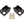 BMR Suspension BMR 21-24 Ford Bronco Rear Shock Mount Skid Plates - Black Hammertone SG1860H