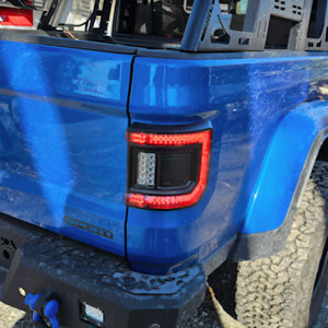 2020+ Jeep Gladiator JT Flush Mount LED Tail Lights — ORACLE Lighting V2, Low-Profile Plug-and-Play