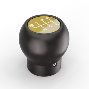 Jeep JL/JT Shift Knob in Gold, isometric view