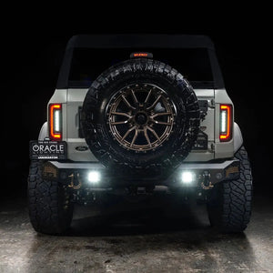 2021-2025 Ford Bronco Flush Mount LED Tail Lights — ORACLE Lighting V2, Low-Profile 1,400 Lumens