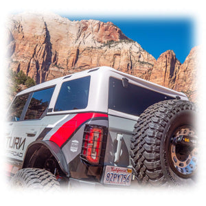 2021+ Ford Bronco 4-Door Hard Top — Turn Offroad TR10 with White Gelcoat