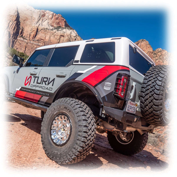 TR10 Hard Top for Ford Bronco 4-Door with White Gelcoat