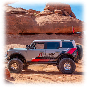 2021+ Ford Bronco 4-Door Hard Top — Turn Offroad TR10 with White Gelcoat