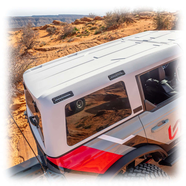 TR10 Hard Top for Ford Bronco 4-Door with White Gelcoat