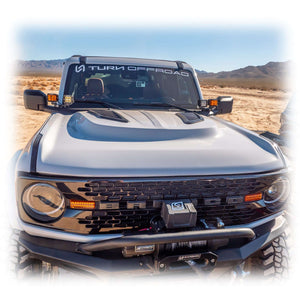 2021+ Ford Bronco Heat Extraction Hood — Turn Offroad Fiberglass
