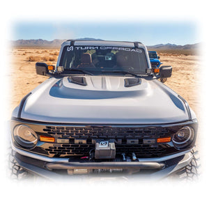 2021+ Ford Bronco Heat Extraction Hood — Turn Offroad Fiberglass