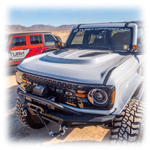 2021+ Ford Bronco Heat Extraction Hood — Turn Offroad Fiberglass