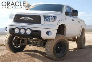 2007-2013 Toyota Tundra Halo Headlights — ORACLE Lighting Pre-Assembled, Chrome Housing