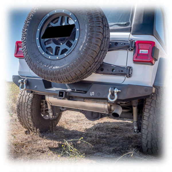 Rear Bumper with Hitch Receiver for Jeep Wrangler JL