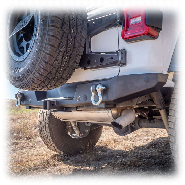 Rear Bumper with Hitch Receiver for Jeep Wrangler JL