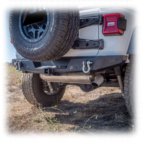Rear Bumper with Hitch Receiver for Jeep Wrangler JL