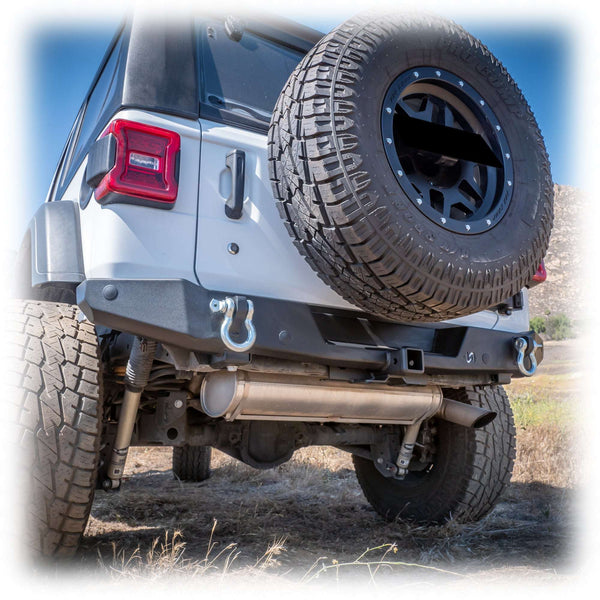 Rear Bumper with Hitch Receiver for Jeep Wrangler JL