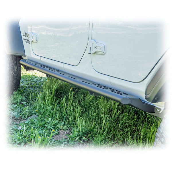 Rock Slider Steps with Frame-Mount System for Jeep Wrangler JL 4-Door