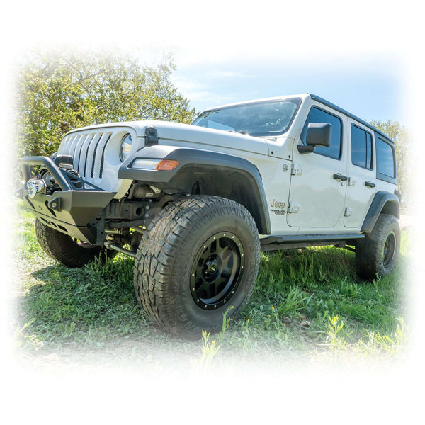 Rock Slider Steps with Frame-Mount System for Jeep Wrangler JL 4-Door