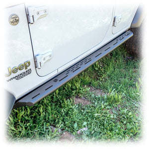 2018+ Jeep Wrangler JL 4-Door Rock Slider Steps — Turn Offroad Frame-Mount System