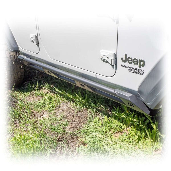 Rock Sliders with Frame-Mount System for Jeep Wrangler JL 4-Door