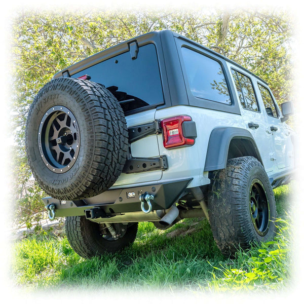 Tailgate Reinforcement Tire Carrier for Jeep Wrangler JL