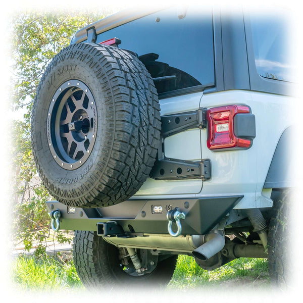 Tailgate Reinforcement Tire Carrier for Jeep Wrangler JL