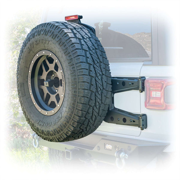 Tailgate Reinforcement Tire Carrier for Jeep Wrangler JL