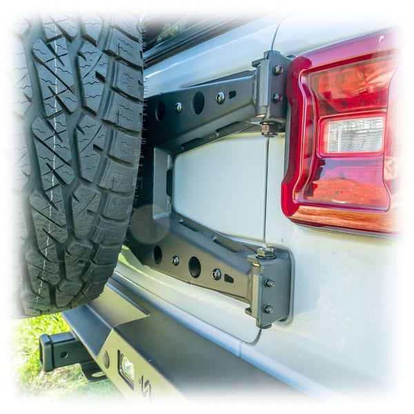 Tailgate Reinforcement Tire Carrier for Jeep Wrangler JL