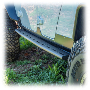 2020+ Jeep Gladiator JT Rock Slider Steps — Turn Offroad Frame-Mount System