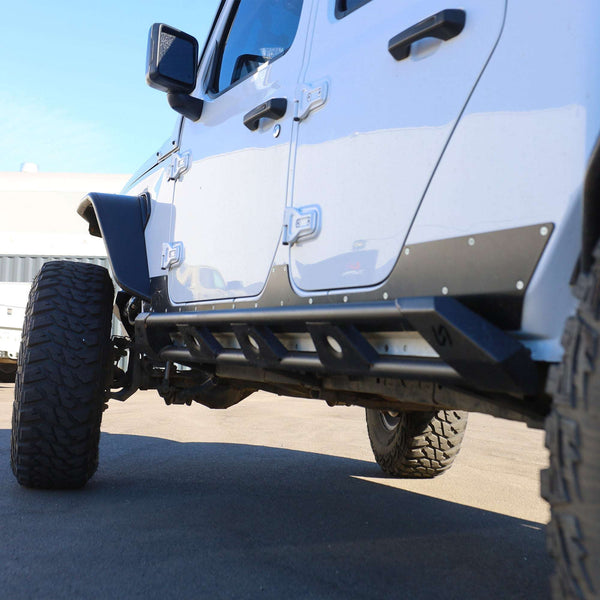 Rock Sliders with Frame-Mount System for Jeep Gladiator JT