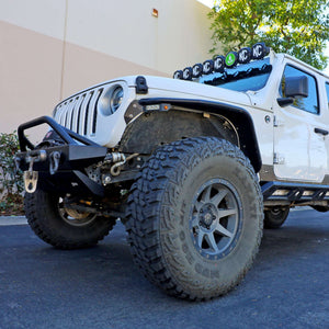 2020+ Jeep Gladiator JT Rock Sliders — Turn Offroad Frame-Mount System