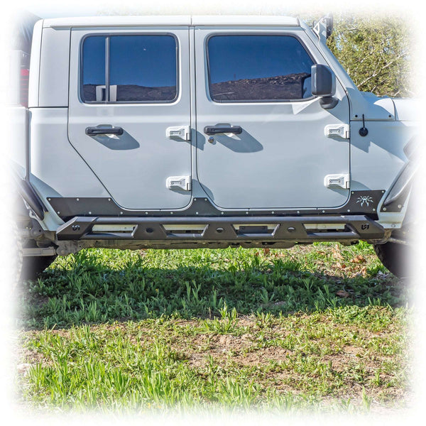 Rock Sliders with Frame-Mount System for Jeep Gladiator JT