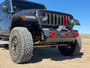 2018-2024 Jeep Wrangler JL & Gladiator JT Skid Plate for Gauntlet Front Bumper — GateKeeper Off-Road