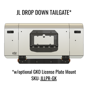 2018+ Jeep Wrangler JL & JLU Drop Down Tailgate — GateKeeper Off-Road
