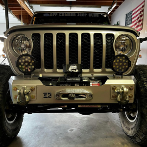 2018+ Jeep Wrangler JL & Gladiator JT Front Bumper with Winch Plate — GateKeeper Gauntlet
